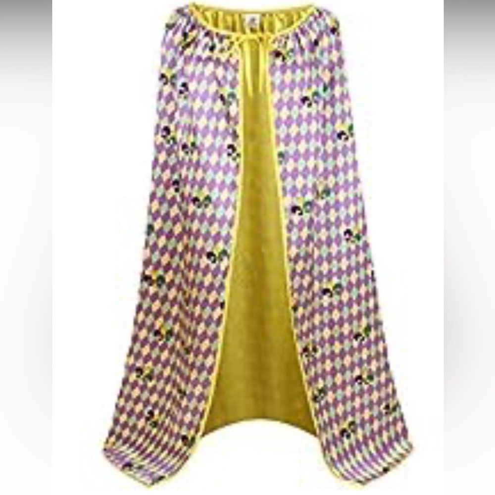 Halloween, Mardi Gras Capes, Mardi Gras, Jester  Costume (47") 2 available